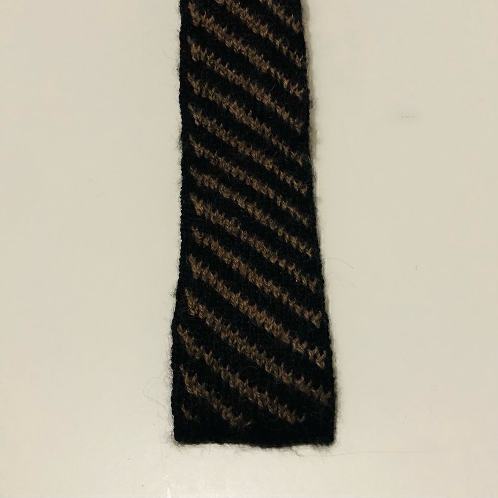 The Madly Stripe cashmere square necktie